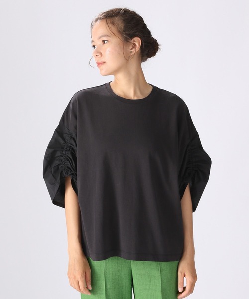 「niko and...」 半袖カットソー LARGE オフホワイト レディース