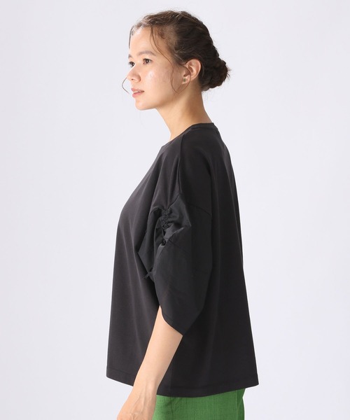 「niko and...」 半袖カットソー LARGE オフホワイト レディース