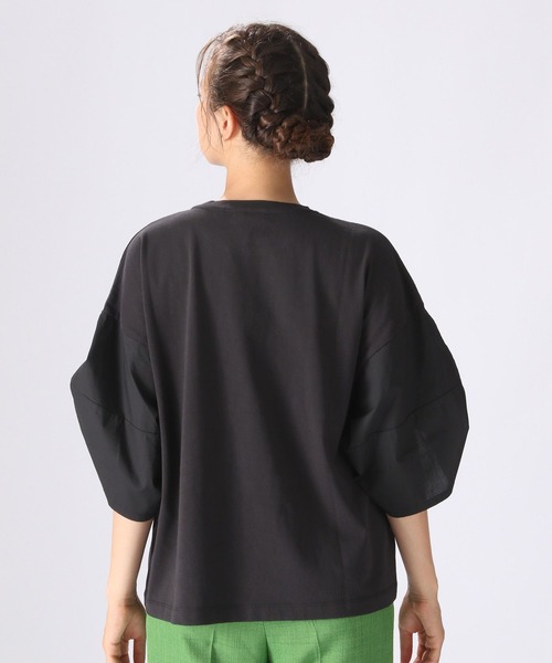「niko and...」 半袖カットソー LARGE オフホワイト レディース