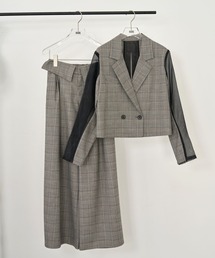 セットアップ タックプリーツシアージャケット＊ワイドパンツ(HARE) レディース｜ZOZOTOWN Yahoo!店