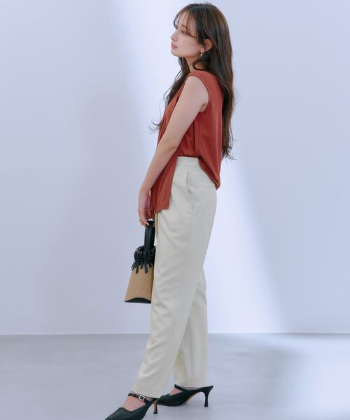 tシャツ 「Function」アシメドレープノースリカットトップス