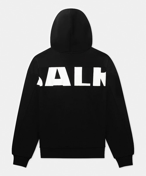 BALR.（ボーラー） プルオーバーパーカー MEDIUM ブラック×ブルー