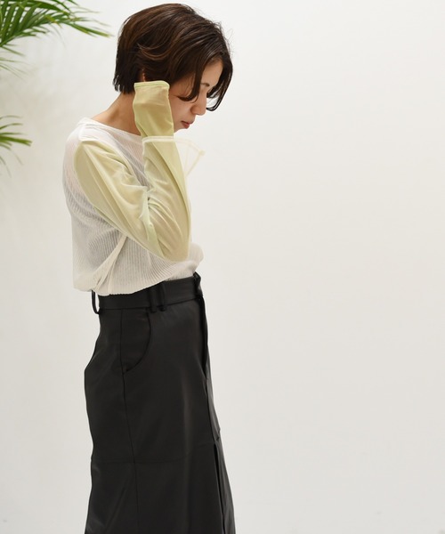 「Eimee Law」 長袖カットソー 38 アイボリー レディース