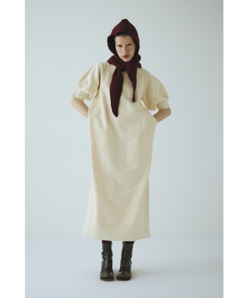 HeRIN.CYE ワンピース 半袖 Balloon sleeve cut dress バルーン