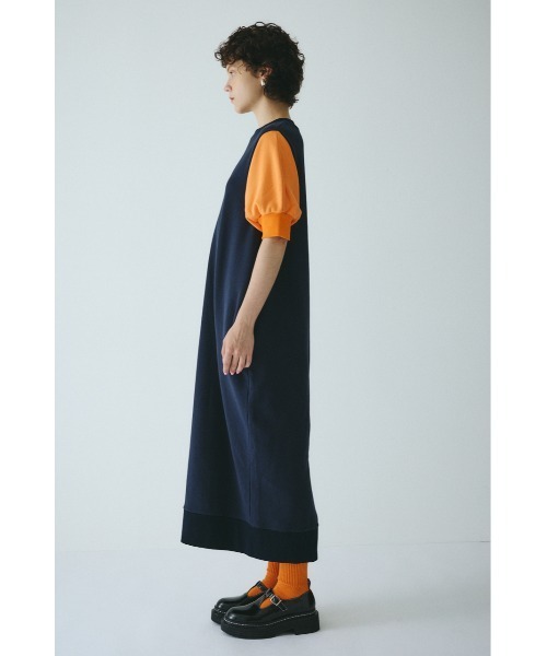 HeRIN.CYE ワンピース 半袖 Balloon sleeve cut dress バルーン