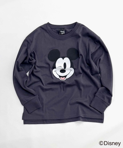 Disney（ディズニー） tシャツ MICKEY ミッキーマウス キッズ オーバー