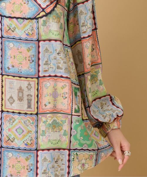 Jolly Poupee ブラウス シャツ 「22fabric」ハンカチコレクター 