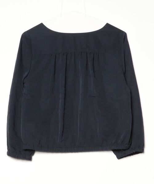 「VIS」 長(zhǎng)袖ブラウス SMALL ネイビー レディース