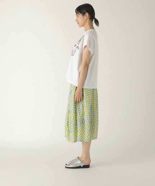 「ZUCCa」 半袖Tシャツ M size ホワイト レディース_画像3