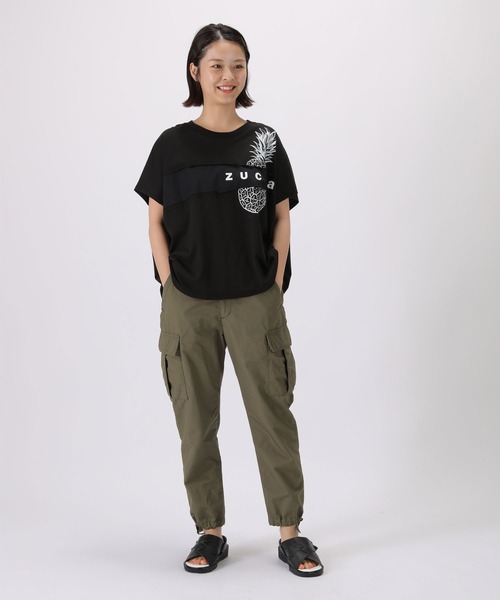 「ZUCCa」 半袖Tシャツ M size ホワイト レディース_画像9