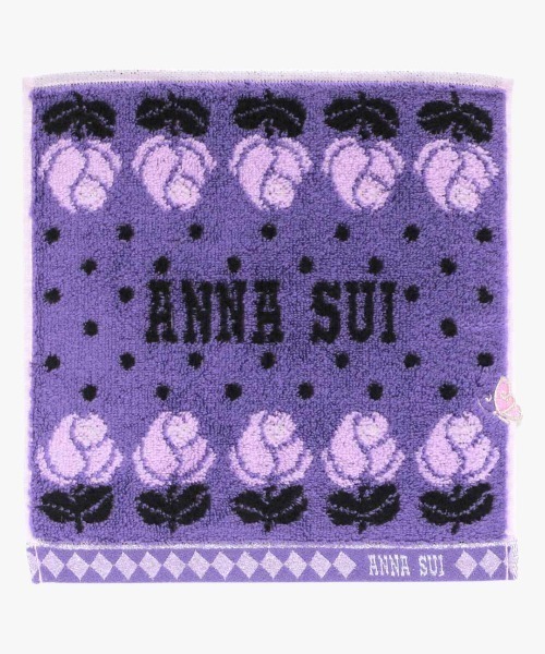 ハンカチ ANNA SUI ANNA SUI（アナスイ） ハンカチ ローズ柄タオルハンカチ レディース
