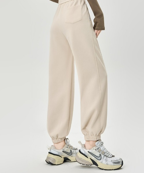 HANDO スウェットパンツ ジャージ スウェットパンツ 裾ゴム絞り 韓国風