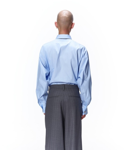 jieda シャツ JIEDA - OMBRE CHECK ZIP SHIRT | PURPLE | ジップシャツ | NapsNote