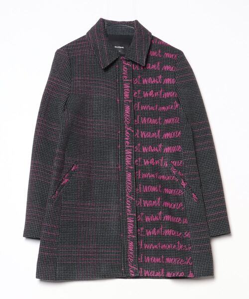 ニナリッチ NINA RICCI ステンカラーコート グレンチェック アウター  