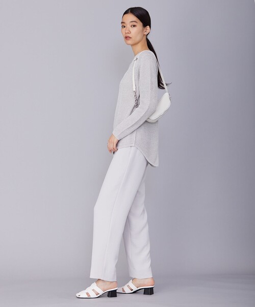 「ICB」 長袖ニット X-SMALL ネイビー レディース_画像9