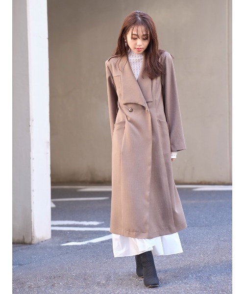 FRAY I.D（フレイ・アイディー） コート 0 グレー レディース