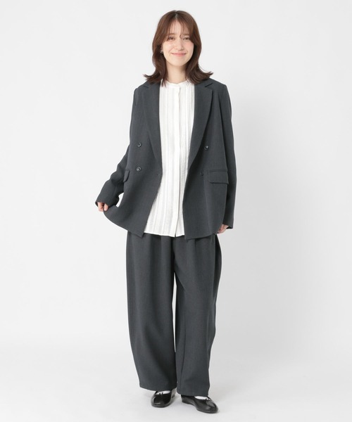 studio CLIP（スタディオクリップ） パンツ ヘリンボーンカーブパンツ