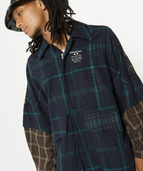 ブルゾン アウター TRIBE EMBROI CHANGE JACKET メンズ レディース