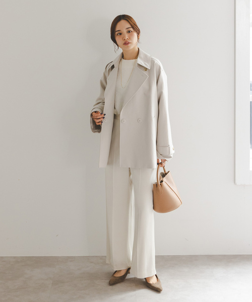 NOBLE ベージュ トレンチコート NOBLE（ノーブル） トレンチコート 36 ベージュ レディース : ZOZOTOWN