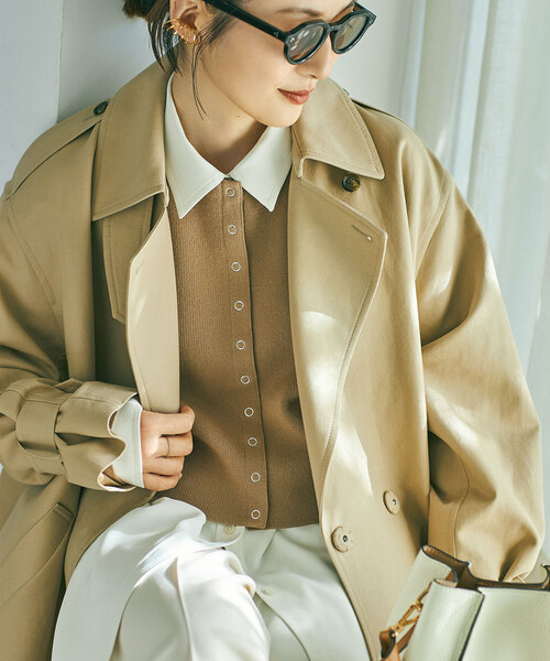 NOBLE（ノーブル） トレンチコート 36 ベージュ レディース : ZOZOTOWN