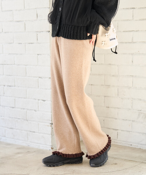 FREAK'S STORE（フリークスストア） ワイドパンツ パンツ 配色 裾