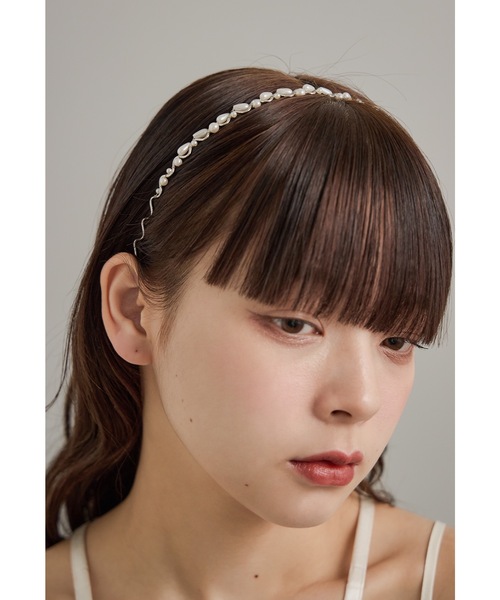 niana（ニアナ） カチューシャ パールウェーブカチューシャ ヘア