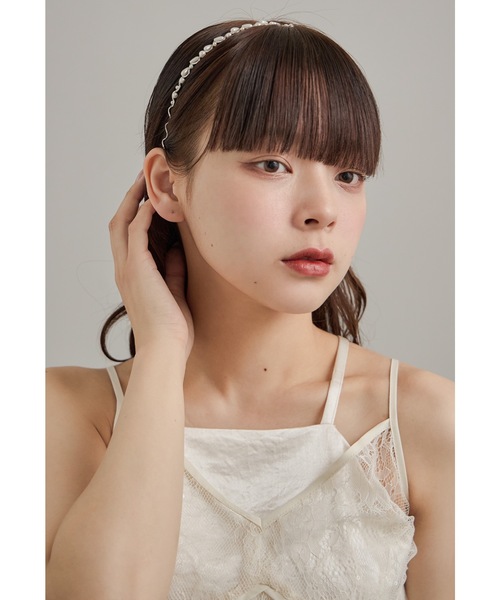 niana（ニアナ） カチューシャ パールウェーブカチューシャ ヘア