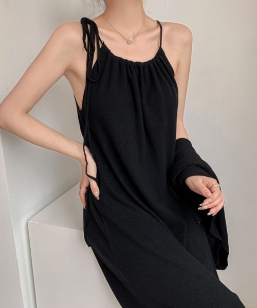 「Miniministore」 ニットワンピース フリー ベージュ レディース_画像5