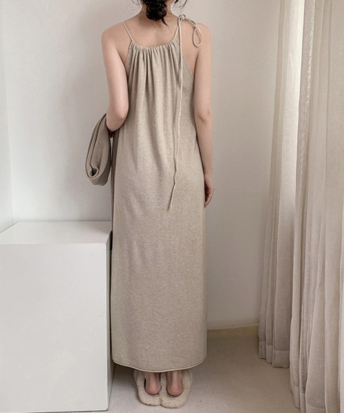 「Miniministore」 ニットワンピース フリー ベージュ レディース_画像8