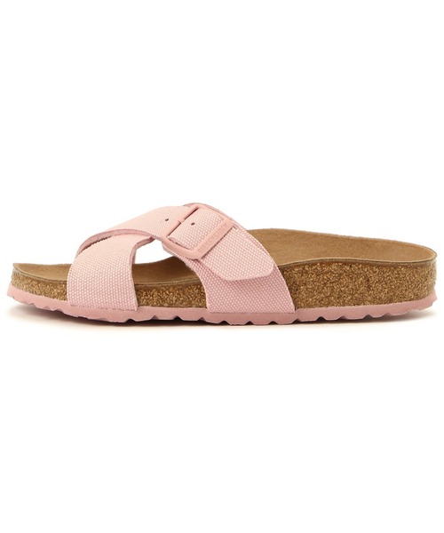 「BIRKENSTOCK」 フラットサンダル 38 ピンク レディース_画像3