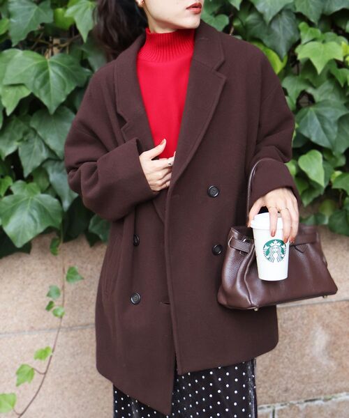 le.coeur blanc（ルクールブラン） コート チェスターコート ウール