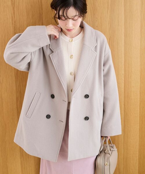 le.coeur blanc（ルクールブラン） コート チェスターコート ウール