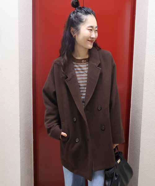 le.coeur blanc（ルクールブラン） コート チェスターコート ウール