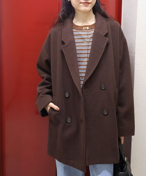 le.coeur blanc（ルクールブラン） コート チェスターコート ウール
