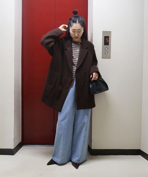 le.coeur blanc（ルクールブラン） コート チェスターコート ウール