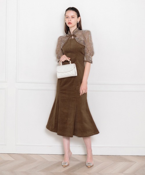 「Leja」 コンビワンピース MEDIUM ブラック レディース_画像3