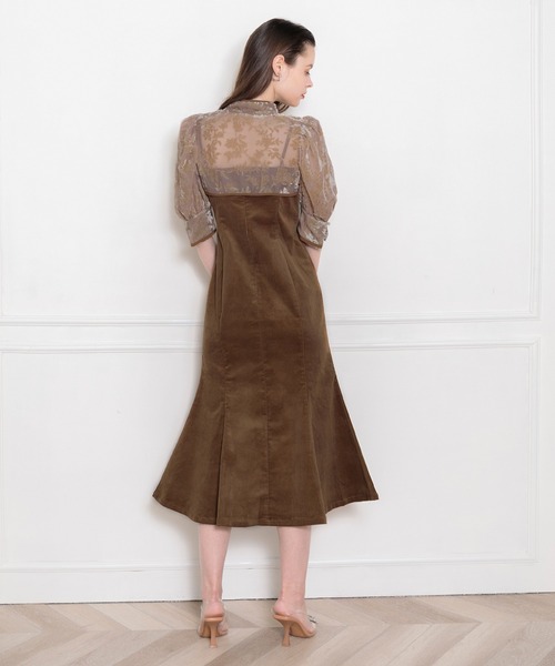 「Leja」 コンビワンピース MEDIUM ブラック レディース_画像6