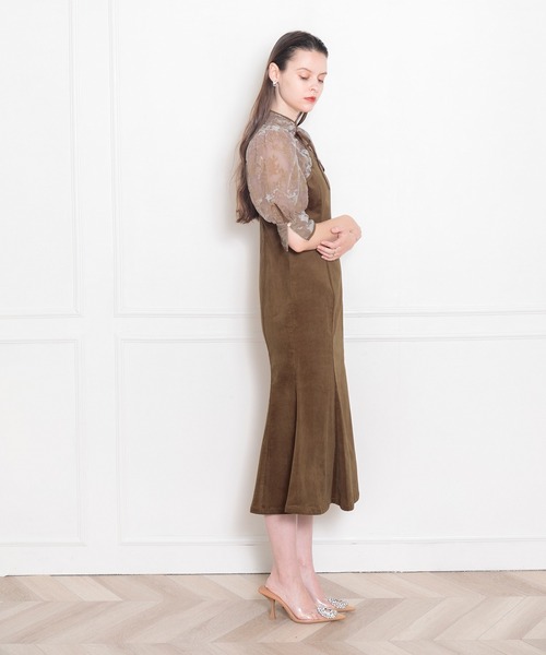 「Leja」 コンビワンピース MEDIUM ブラック レディース_画像7