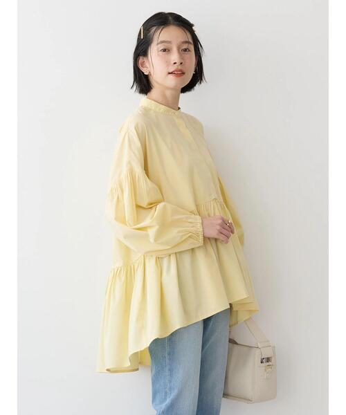 「AMERICAN HOLIC」 7分袖ブラウス L ブラック レディース_画像4