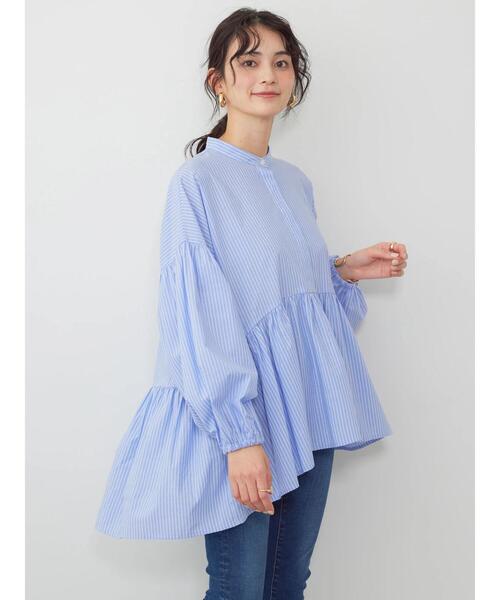 「AMERICAN HOLIC」 7分袖ブラウス L ブラック レディース_画像6
