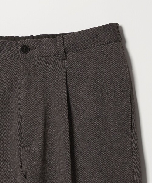 BEAUTY＆YOUTH UNITED ARROWS スラックス ツイル 1プリーツ テーパード