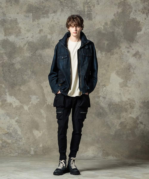 glamb グラム　ロングリブカーゴパンツ　サイズ3 カーキ Long rib cargo pants / ロングリブカーゴパンツ（カーゴパンツ