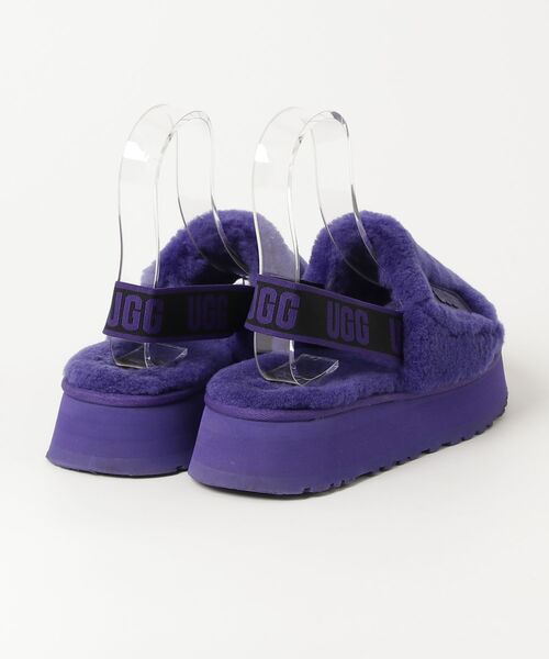 「UGG」 フラットサンダル 25cm パープル レディース_画像2