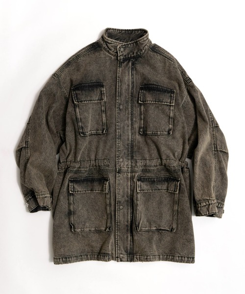 mal. デニムジャケット　黒　新品・未使用品　レレレさん配信 レースアップデニムジャケット ｜ Favorite