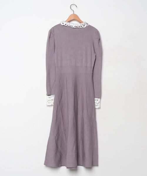 「PROPORTION BODY DRESSING」 ニットワンピース MEDIUM パープル レディース_画像2