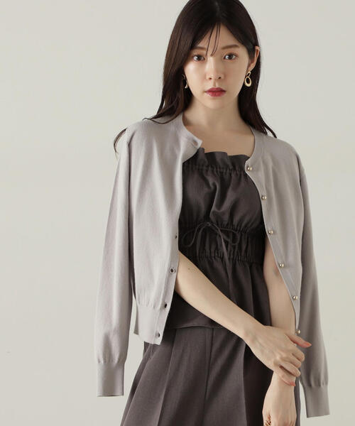 「PROPORTION BODY DRESSING」 カーディガン FREE ピンク レディース_画像5