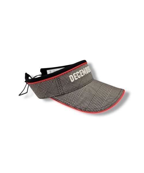 DECEMBERMAY（ディセンバーメイ） サンバイザー Glen check