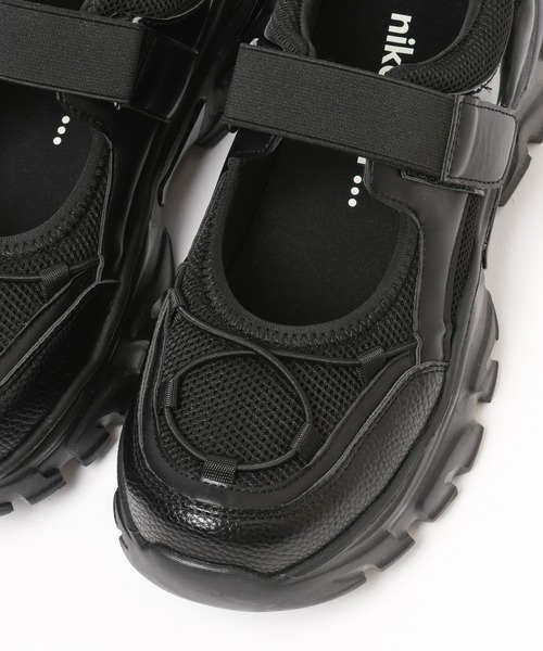 「niko and...」 ローカットスニーカー MEDIUM シルバー レディース_画像9