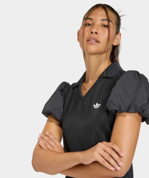 adidas（アディダス） ワンピース バルーンスリーブ付きワンピース