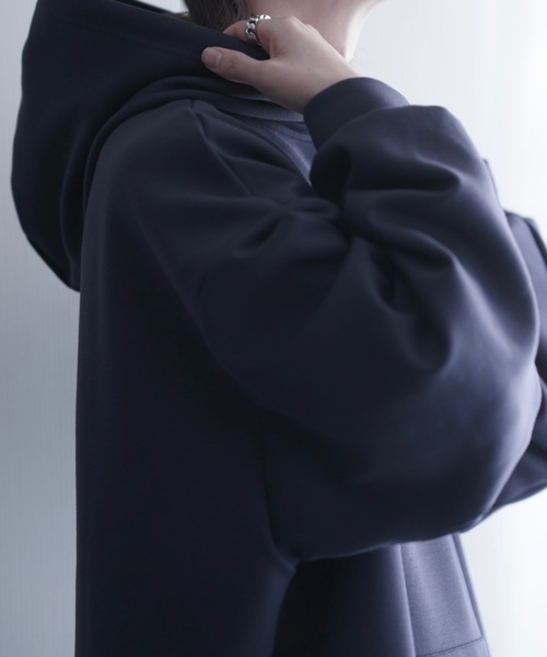 「LILL」 プルオーバーパーカー M ネイビー メンズ_画像5